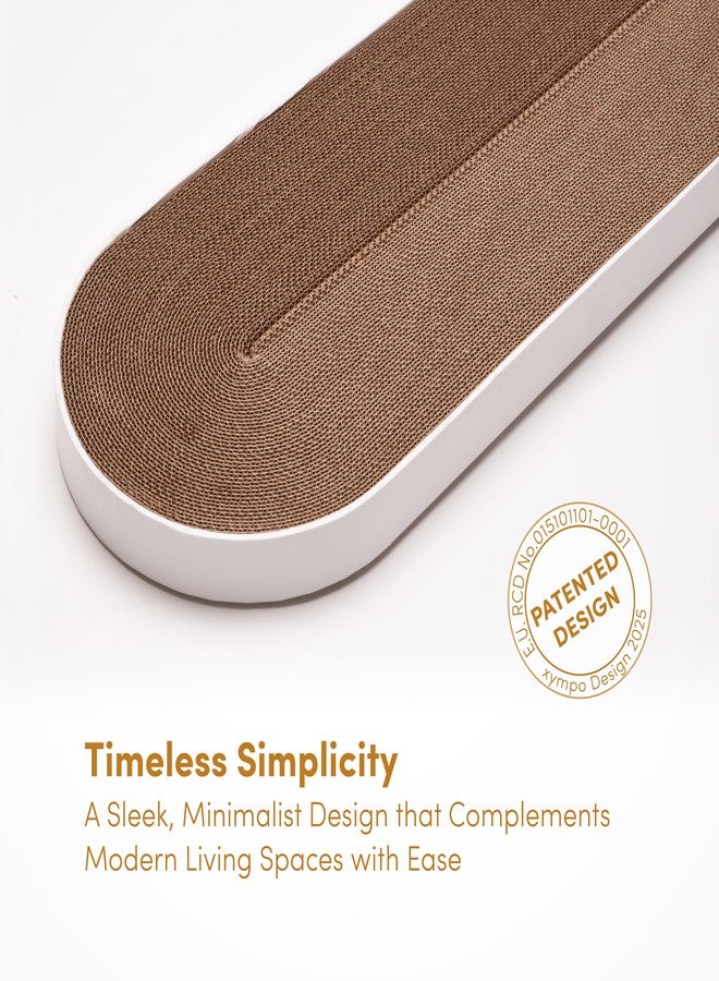 xympo 24 Inch Wall Mounted Cardboard Scratcher (Pack of 2) - Image 2